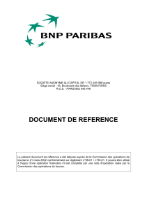 document de reference