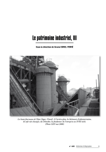Le patrimoine industriel, III - APIC : patrimoine industriel