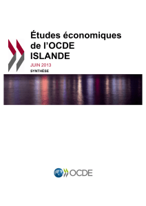 Études économiques de l`OCDE ISLANDE