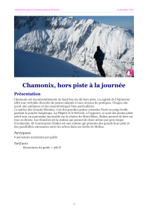 Chamonix, hors piste à la journée