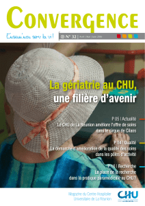 Convergence n° 32 - chu de la reunion