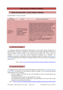 travail, emploi et chômage.