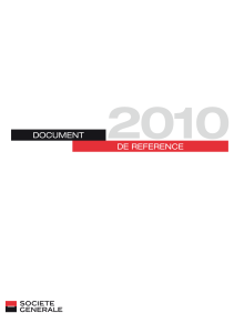 Document de référence 2010