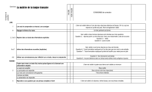 Exercices La maîtrise de la langue française