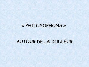 « PHILOSOPHONS » AUTOUR DE LA DOULEUR