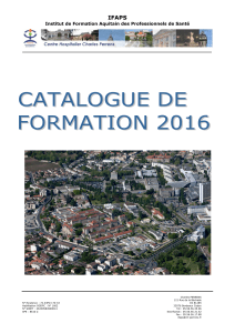 Catalogue 2016 - Centre Hospitalier Charles PERRENS