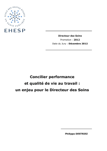 Concilier performance et qualité de vie au travail