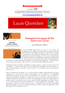 LQ 326 - Lacan Quotidien