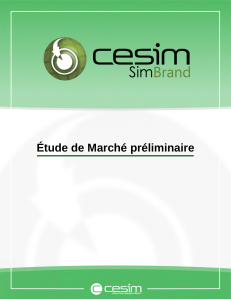 Étude de Marché préliminaire