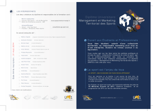 Management et Marketing Diplôme Universitaire