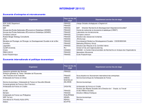 internship 2011/12 - Master Sciences Po