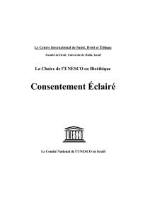 Consentement éclairé