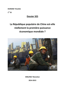 La République populaire de Chine est