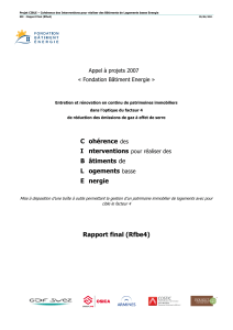 Rapport Final_CIBLE - Fondation Bâtiment Energie