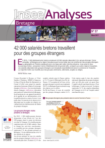 Insee Analyses Bretagne - mars 2017