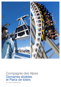 Compagnie des Alpes - Document de référence