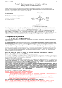Thème 7 : Les nouveaux cadres de l`action publique