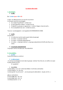 les fonctions de l`adjectif qUALIFICATIF