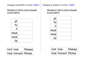 Conjugue au présent le verbe « aller