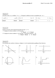 Pour chacune des courbes ci-dessous, indiquer si c`est la