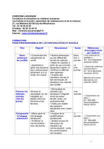 propositions d`interventions