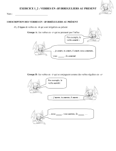 Exercice 1_1: Verbes réguliers au présent