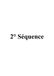 1° Sequence