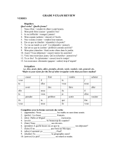 GRADE 9 EXAM REVIEW