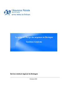 6.2. Les services d`urgences hospitalières