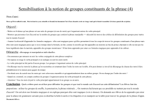 Sensibilisation à la notion de groupe(4)