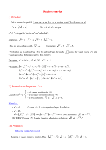 Equations et inéquations