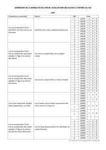 Le sommaire de la banqu`outils