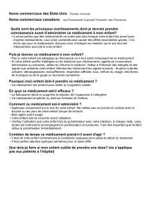 Puis-je donner ce médicament à mon enfant?