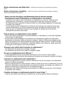 Puis-je donner ce médicament à mon enfant?