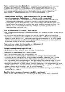 Quand dois-je appeler le médecin de mon enfant?