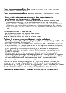 Quels sont les effets secondaires communs de ce médicament