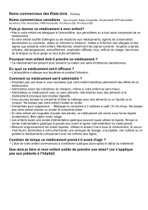 Puis-je donner ce médicament à mon enfant?