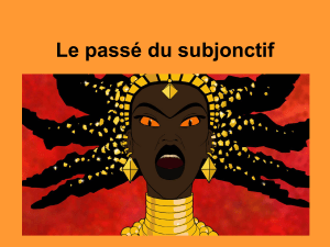 Le passé du subjonctif