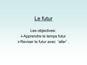 Le futur - French 3