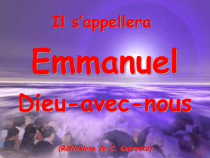 Emmanuele Dio con noi in francese.pps
