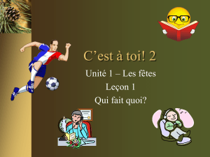 C*est à toi! 2 - FWHS-FR31