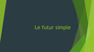 Le futur simple