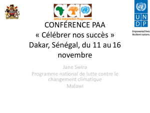 AAP CONFERENCE *Celebrating Our Success* Dakar, Senegal 11