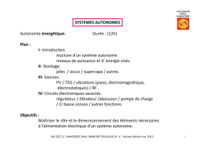 systemes autonomes - Site Vincent Boitier.