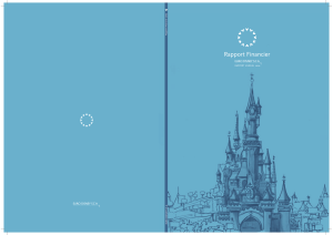 Rapport Financier - Disneyland Paris Corporate