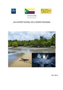CBD Fifth National Report - Comoros (French version)