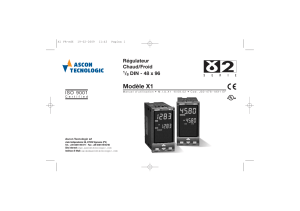 X1 FR-ed6 - Ascon Tecnologic S.r.l.