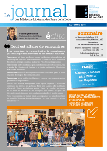édito - URPS ML PAYS DE LA LOIRE