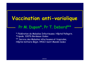 vaccination - Infectiologie