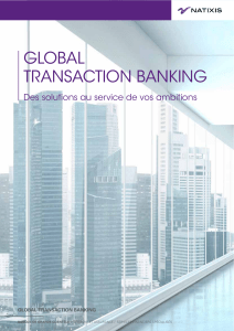 global transaction banking - Espace Entreprises